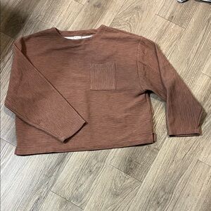 A New Day Brown Top